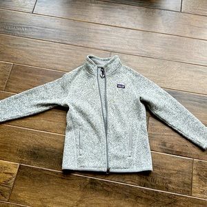 Girls Patagonia fleece jacket